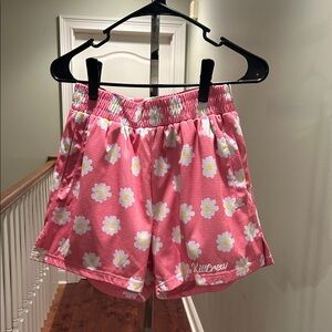 Pink Floral Mesh Shorts by Killcrew